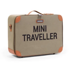 Valise Mini Traveller CHILDHOME Canvas Kaki