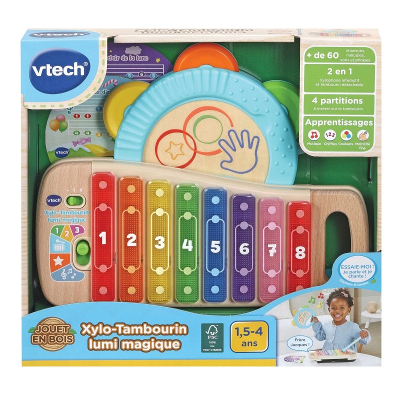 Xylo-Tambourin Lumi Magique VTECH 5 Xylo-Tambourin Lumi Magique VTECH – Image 3
